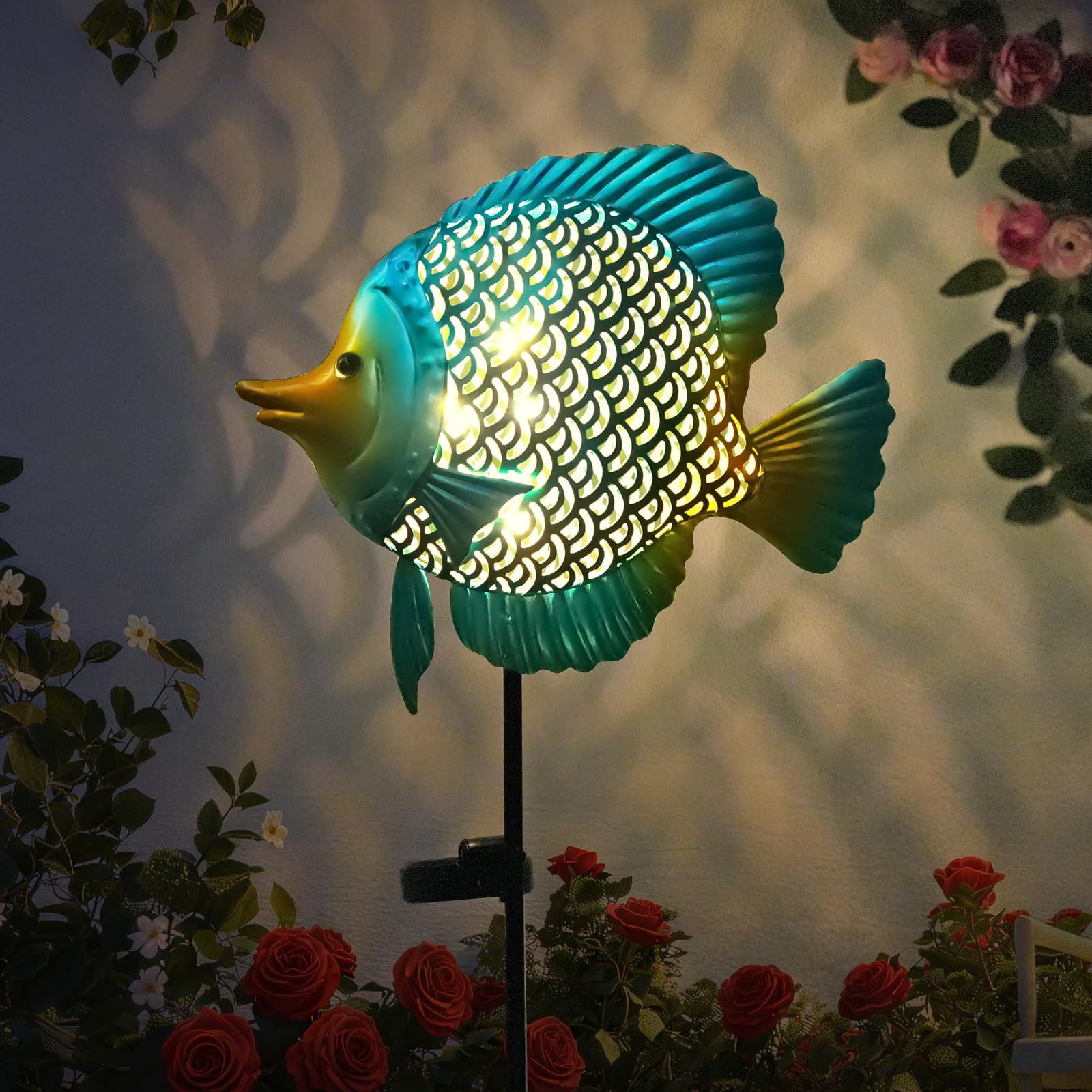 HONGLAND Solar Pathway Lights, Outdoor Solar Powered Garden Lights